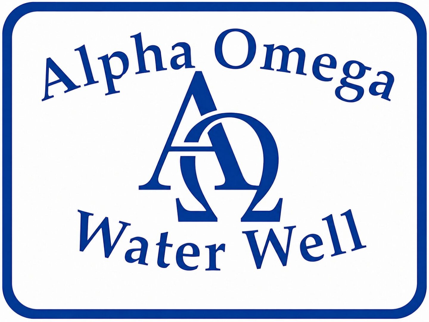 Alpha Omega Water Well logo